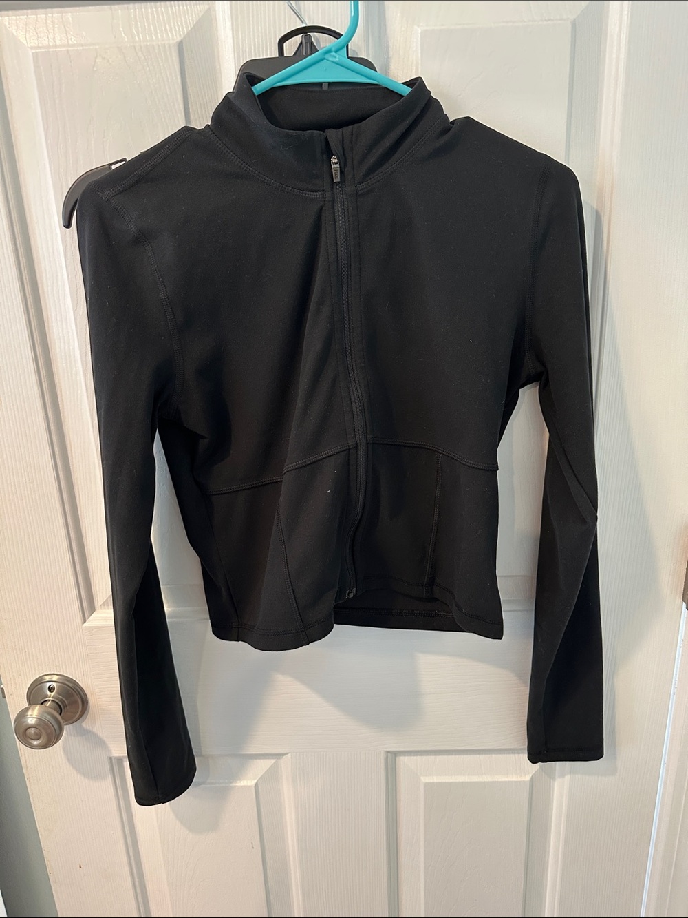 Victoria's Secret Black Zip-Up Utility Jacket